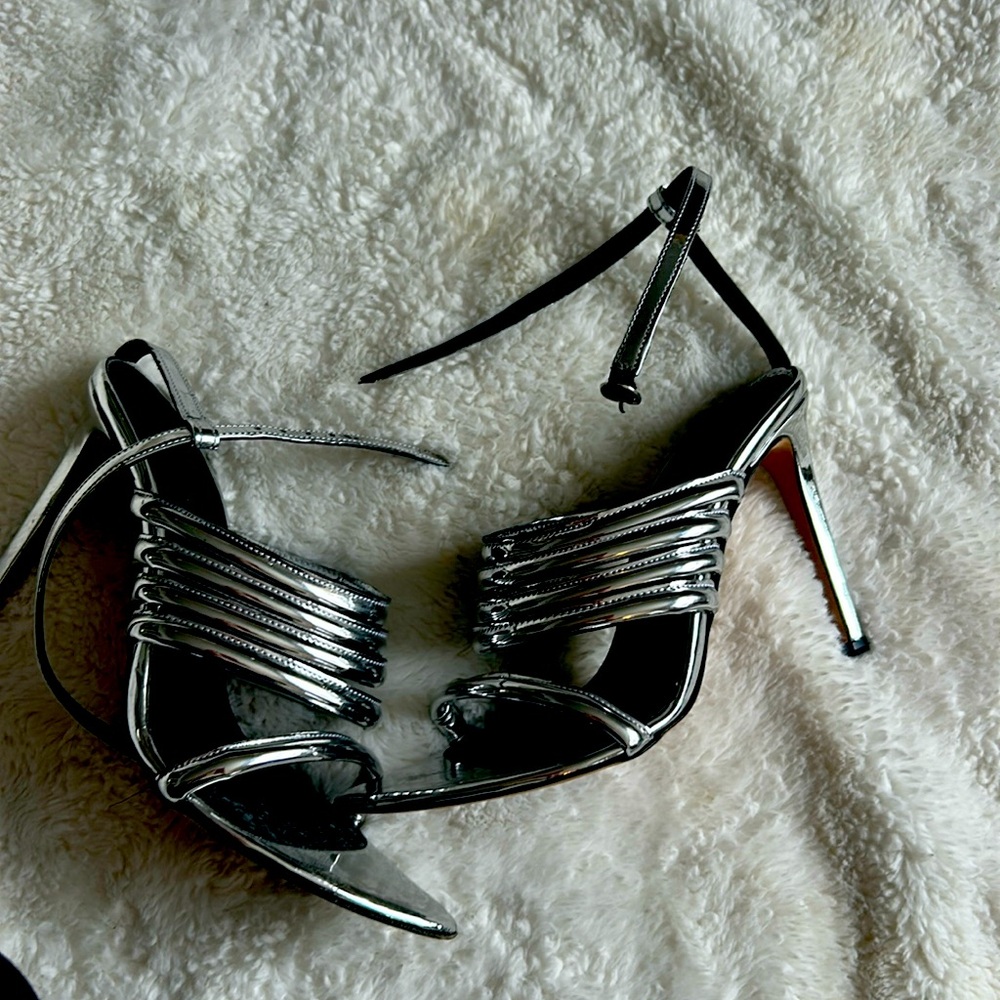 Silver heels